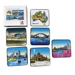 Australia Artistic Souvenir Drink Coasters